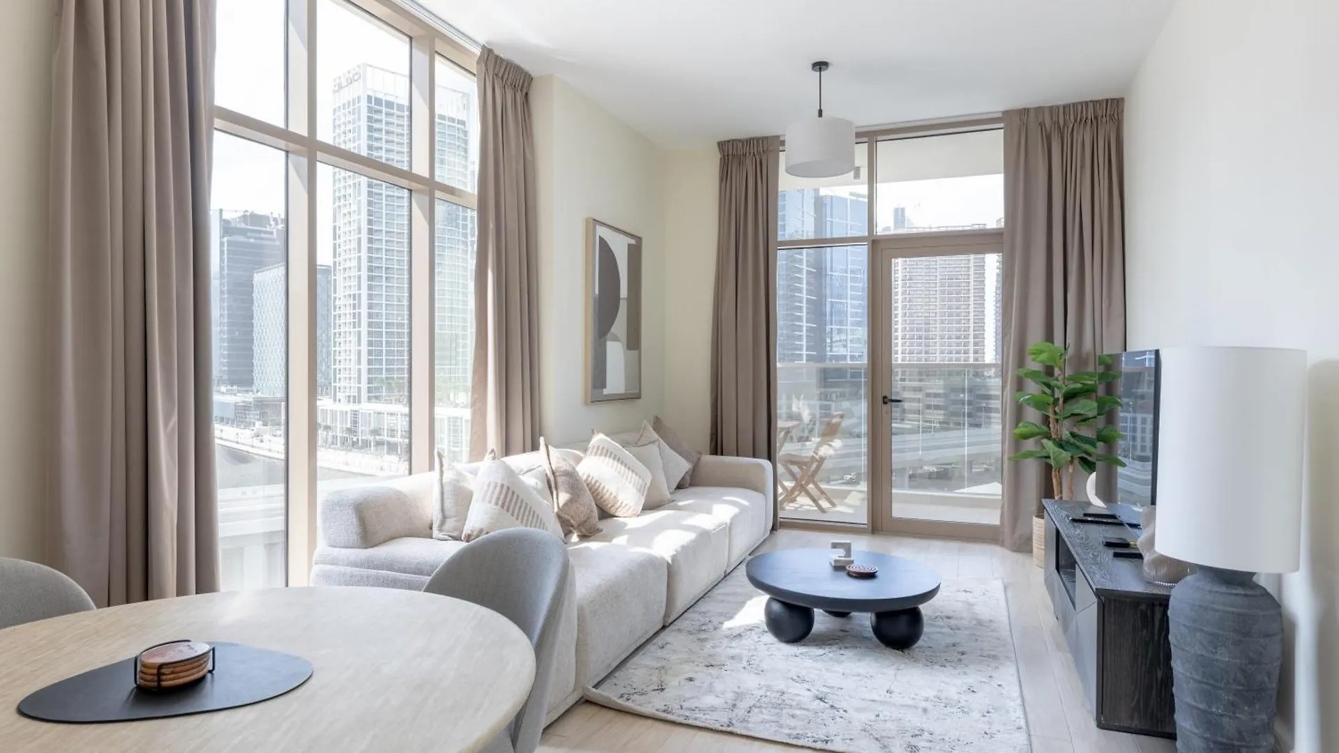 Canal View, Partial Burj Khalifa View, Brand New Dubai
